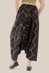 Embroidered Harem pants with elastic waistband